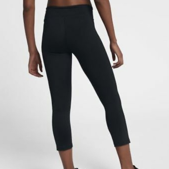 NWOT Nike Dri-Fit Power Pocket High Intensity Training Cropped Legging Black - Picture 4 of 15